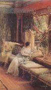 Alma-Tadema, Sir Lawrence Vain Courtship (mk24) oil